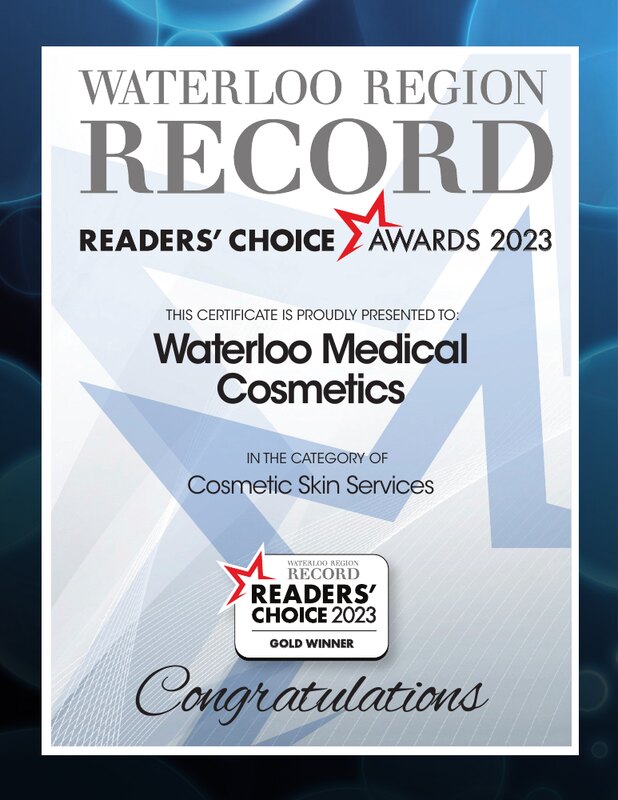 Readers' Choice 2023 certificate — Cosmetic Skin Services, Gold winner